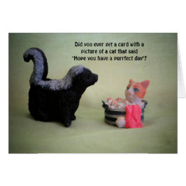 Cartão Piada usada mau