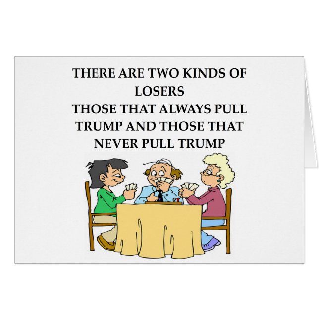 Cartão piadas duplicadas da ponte (Frente Horizontal)