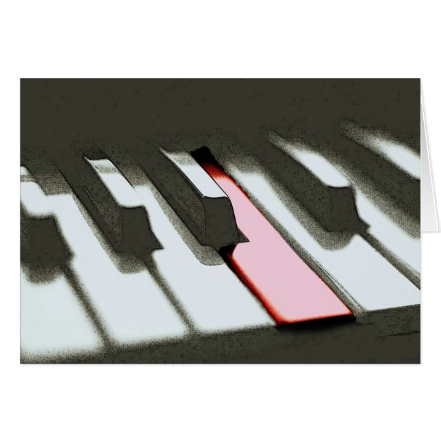 Cartão Piano (Frente Horizontal)