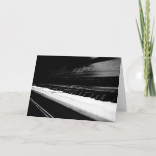 Cartão Piano Antigo