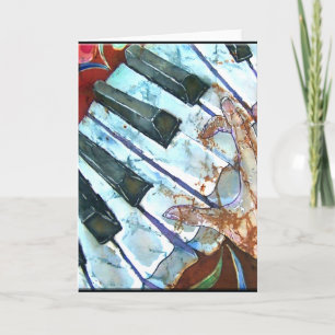 CARTÃO PIANO GREETING CARD