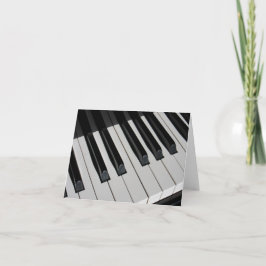 Cartão Piano Keys Music Lover - Placa Personalizada