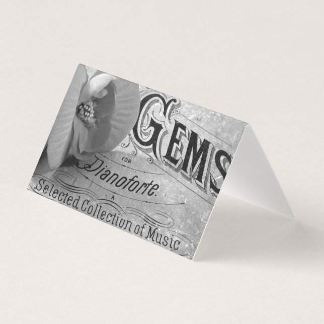 Cartão Pianoforte Begonia Gems (Frente)