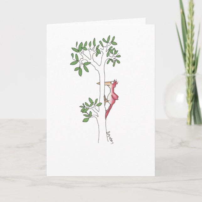 Cartão Pica-pau (Frente)