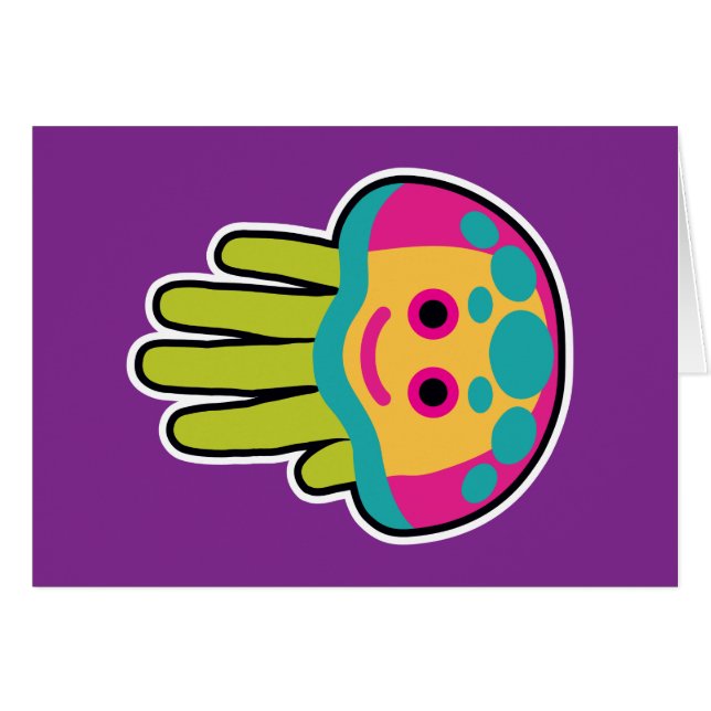 Cartão Picadas das medusa (Frente Horizontal)