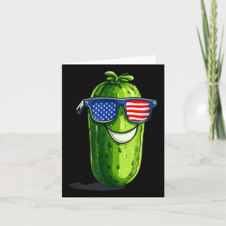 Cartão Picareta Patriótica Figurino De Picles Engraçados