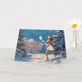 Cartão Piceball de Natal de Smash Feriado