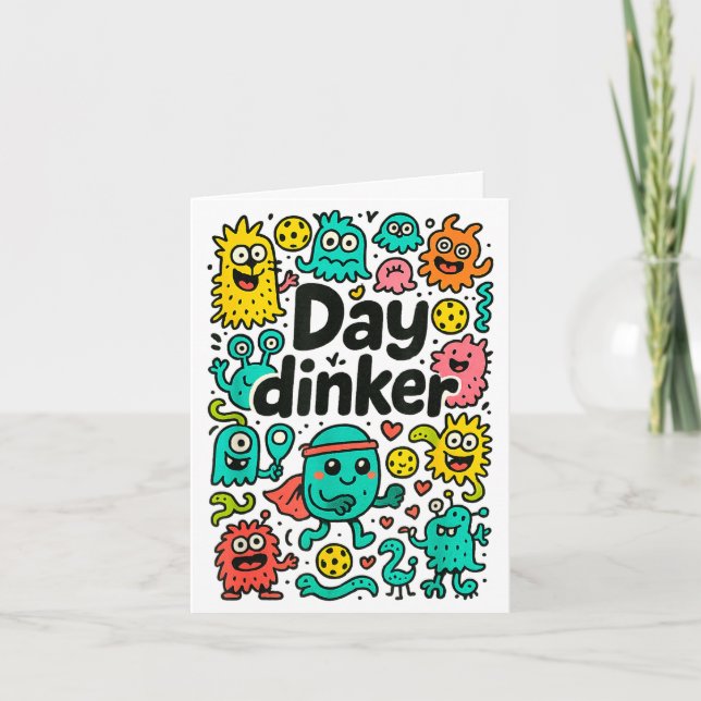 Cartão Pickleball day dinker  (Frente)