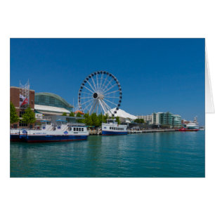 Cartão Pier do marinho