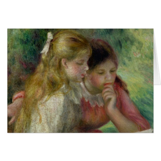 Cartão Pierre A Renoir | Leitura (Frente Horizontal)