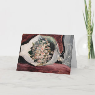 Cartão Pierre-Auguste Renoir - Bouquet in a Box