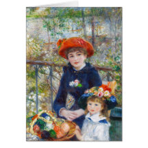 Pierre-Auguste Renoir Duas irmãs no terraço