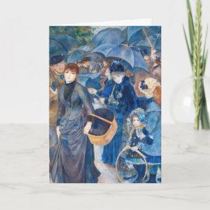 Cartão Pierre-Auguste Renoir - Os Guarda-Chuvas