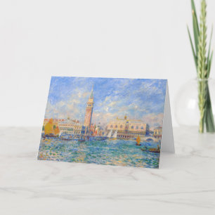 Cartão Pierre-Auguste Renoir - Veneza, o Palácio do Doge