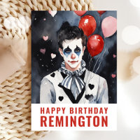 Pierrot preto e branco