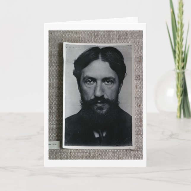 Cartão Piet Mondrian (1872-1944), c.1910 (foto de b/w) (Frente)