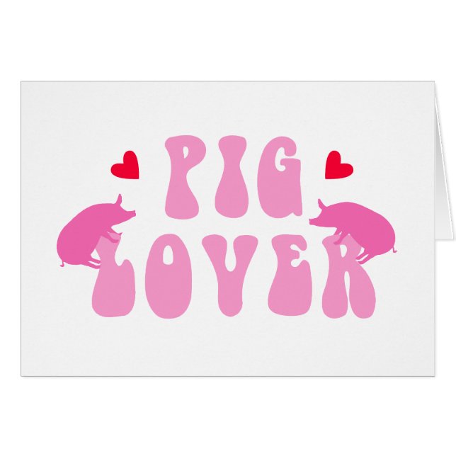 Cartão Pig Lover_01 (Frente Horizontal)
