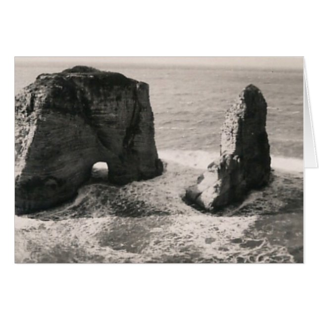 Cartão Pigeon Rock (Frente Horizontal)