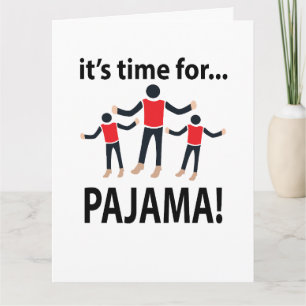 Cartão Pijama É Hora do Pijama