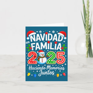 Cartão Pijamas De Natal Para Família Navidad En Familia C