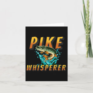 Cartão Pike Whisperer Norte Pike Pesca Angler