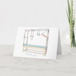 Cartão Pilates Tower Cadillac Thank you