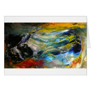 Cartão Pilha abstrata da tempestade
