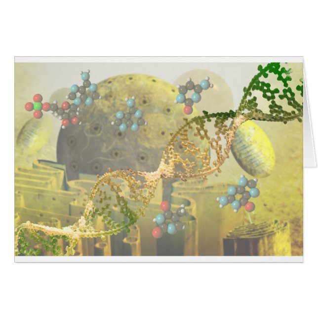 Cartão Pilha com ADN (Frente Horizontal)