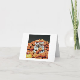 Cartão Pilha de Abóboras - Ratos