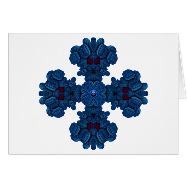 Cartão Pilha de Cubo Cruzado (Frente Horizontal)