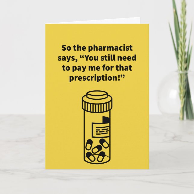 Cartão Pill Owe Talk - Aniversário (Frente)