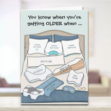 Pillow de aniversário engraçado para quem está env