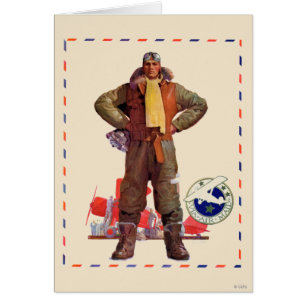 Cartão Piloto de correio aéreo