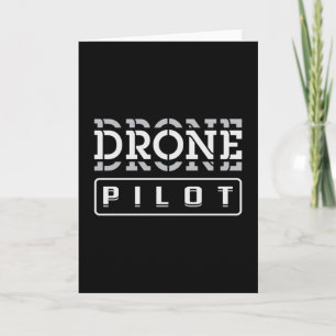 Cartão Piloto Drone Quadcopter FPV Drones Câmera Presente