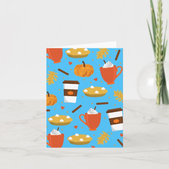 Cartão pimenta de abóbora (Frente)