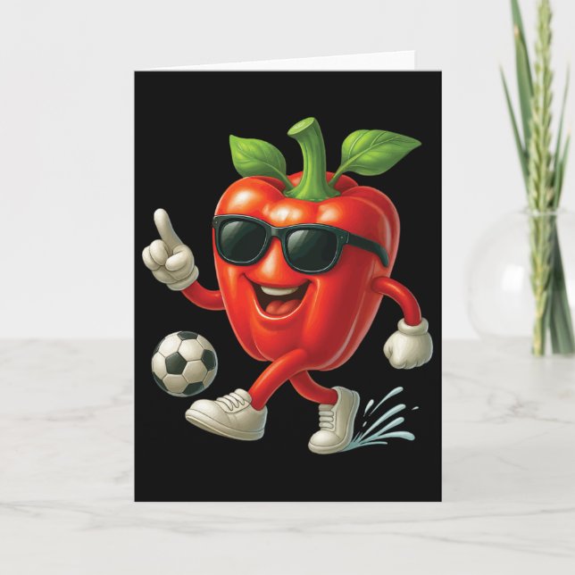 Cartão Pimentão Futebol  (Frente)