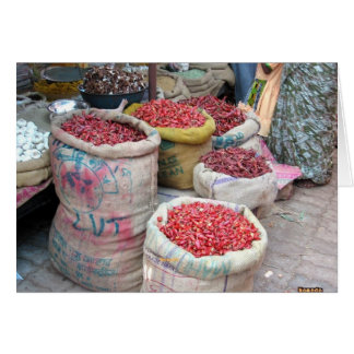 Cartão Pimentas de pimentão