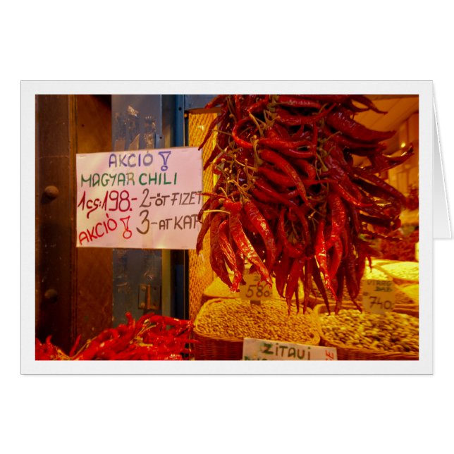 Cartão Pimentas no mercado grande Salão (Frente Horizontal)