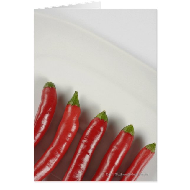 Cartão Pimentos pimentões (Frente)