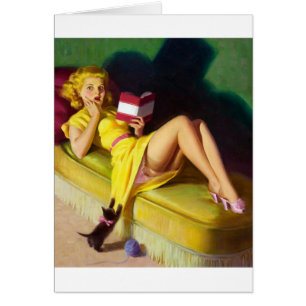 Cartão Pin curioso do gatinho acima