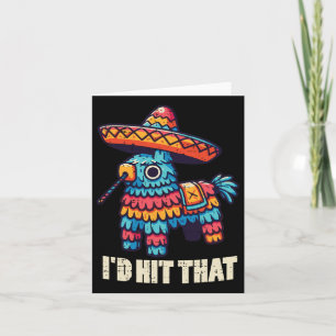 Cartão Pinata Mexicana Id Atingiu Aquele Engraçado Cinco 
