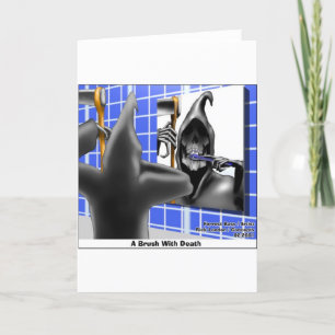 Cartão Pincel com Presentes de Cartoon de Dia de as Bruxa