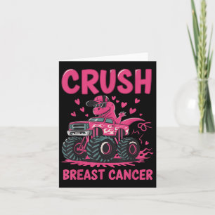Cartão Pincel de consciência do Cancer de mama Pink T