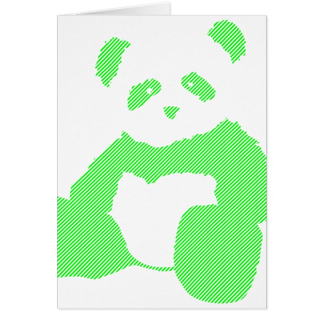 Cartão pincel panda (Frente)