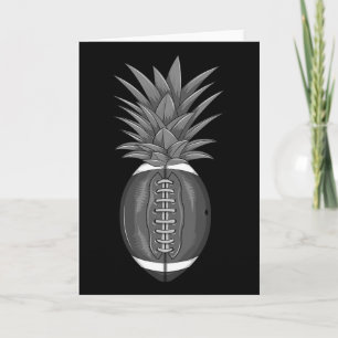 Cartão Pineapple de Futebol Legal Chute Engraçado Byll Fã