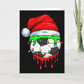 Cartão Pingo de Futebol de Natal para Meninos Pingo de So