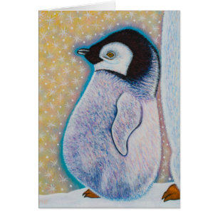 Cartão Pinguim do bebê