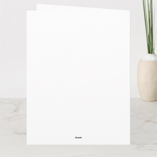 Cartão "Pinguim Fofo 3" (Verso)