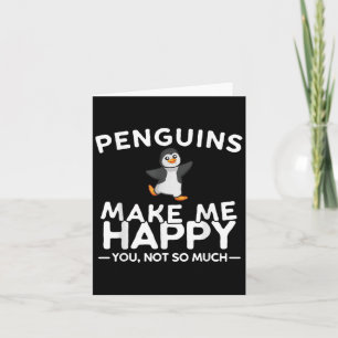 Cartão Pinguins Me Fazem Feliz Você Não Tanto Pinguim Eng