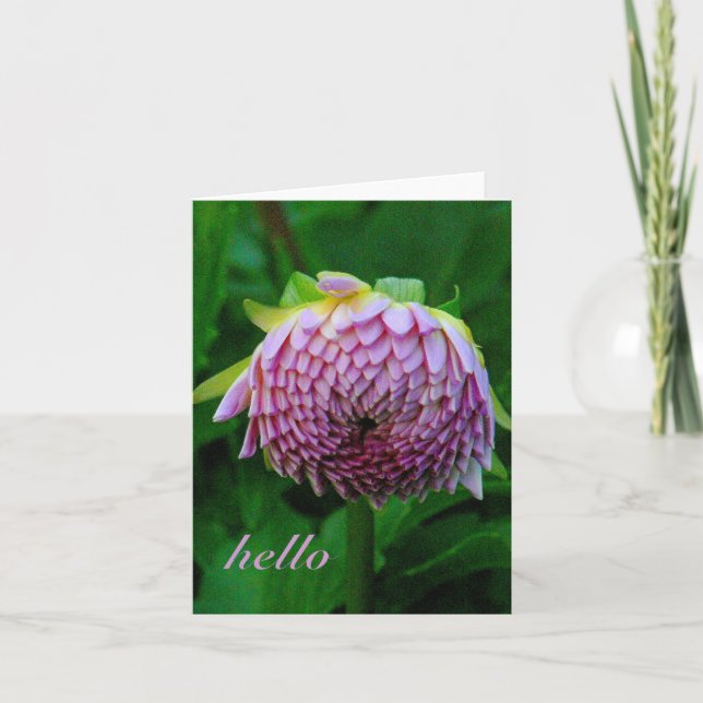 CARTÃO PINK DAHLIA (Frente)